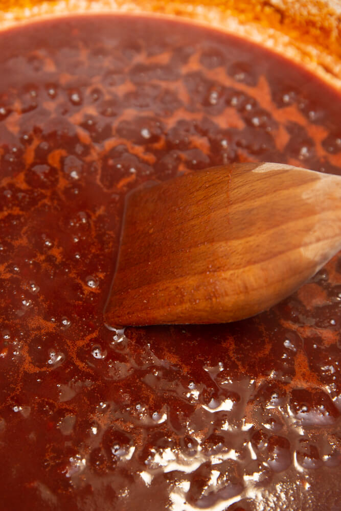 deglazing with wine for beef stew