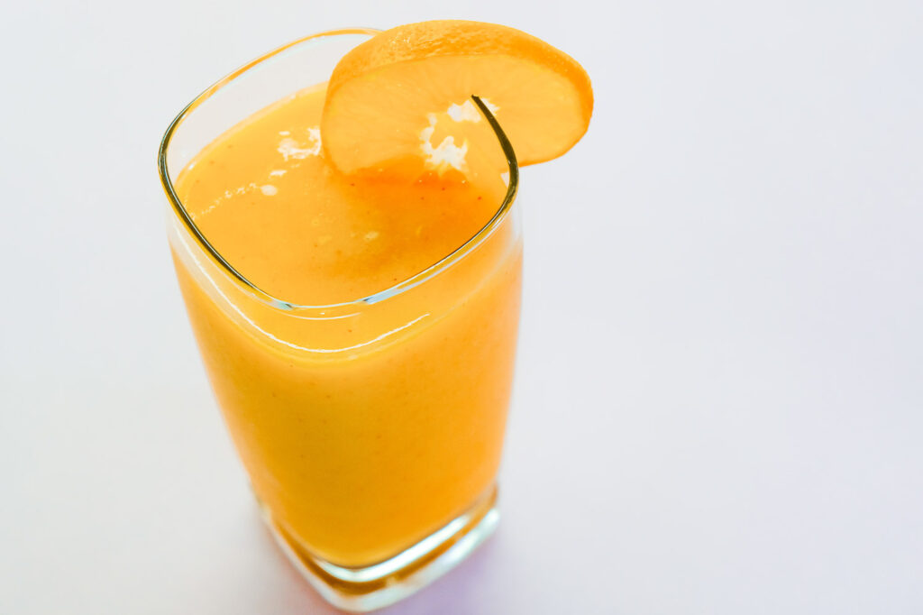 orange fruit smoothie