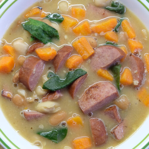 kielbasa and bean soup