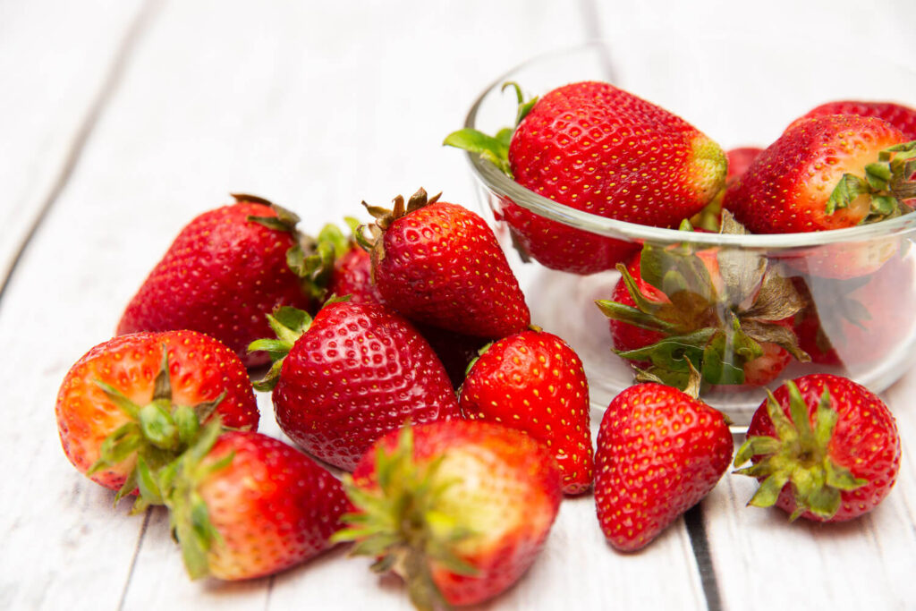 fresh strawberries