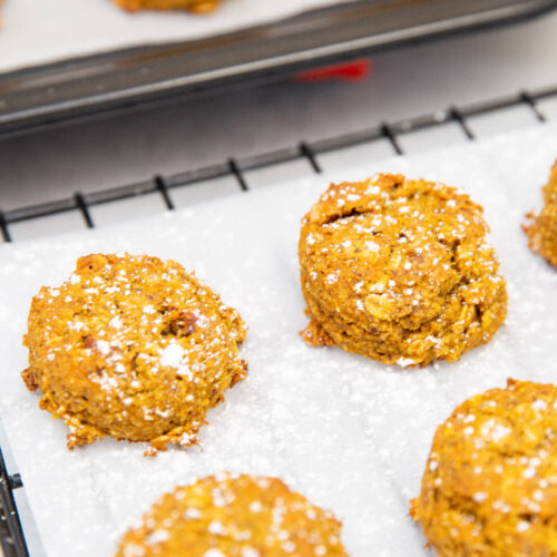 pumpkin banana breakfast cookies