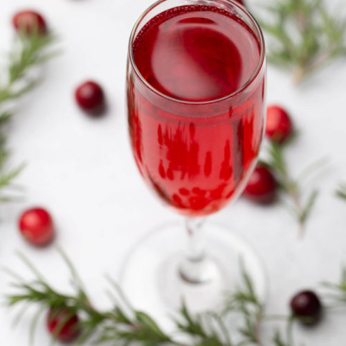 cranberry vodka spritzer