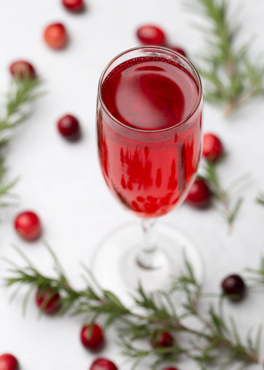 cranberry vodka spritzer