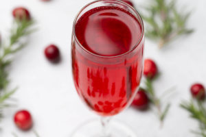 cranberry vodka spritzer