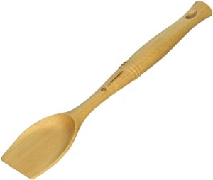 le creuset wooden scraping spoon