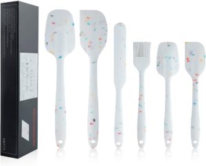 confetti silicone spatula set