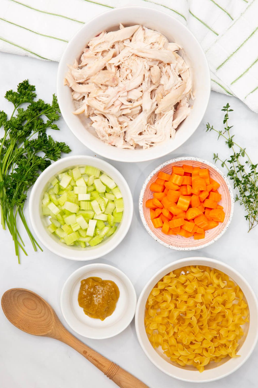 chicken noodle soup ingredients